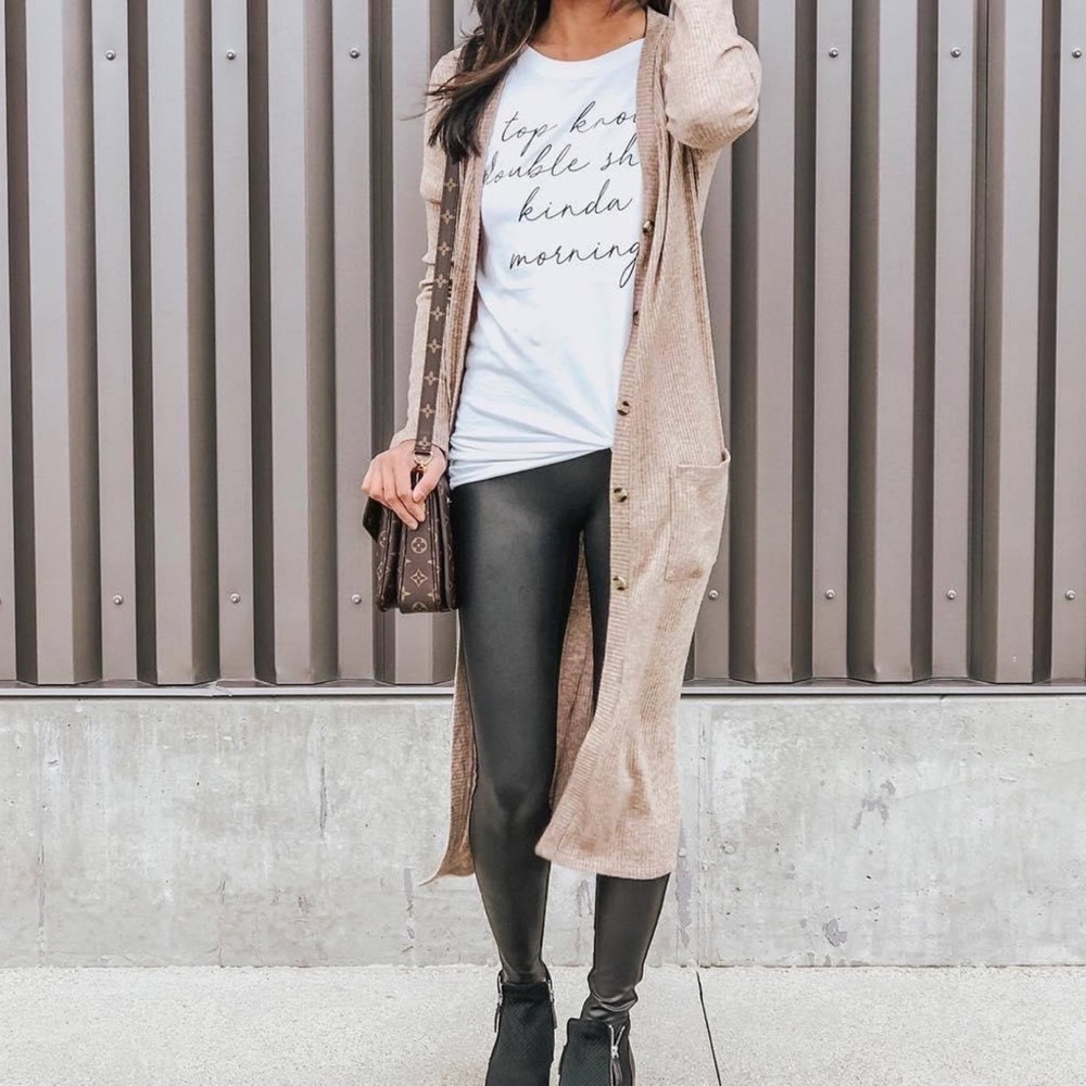 Spanx Faux Leather Leggings